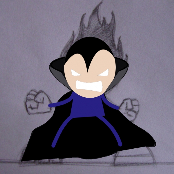 Creation of transilvania mascot: Step 4